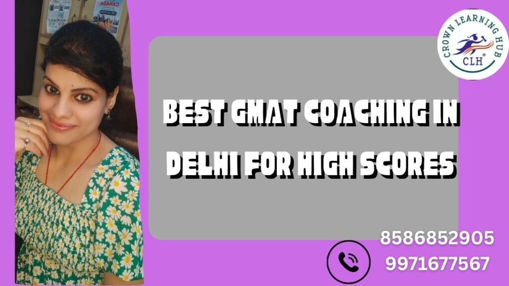 Students preparing for GMAT exam at Crown Learning Hub Delhi