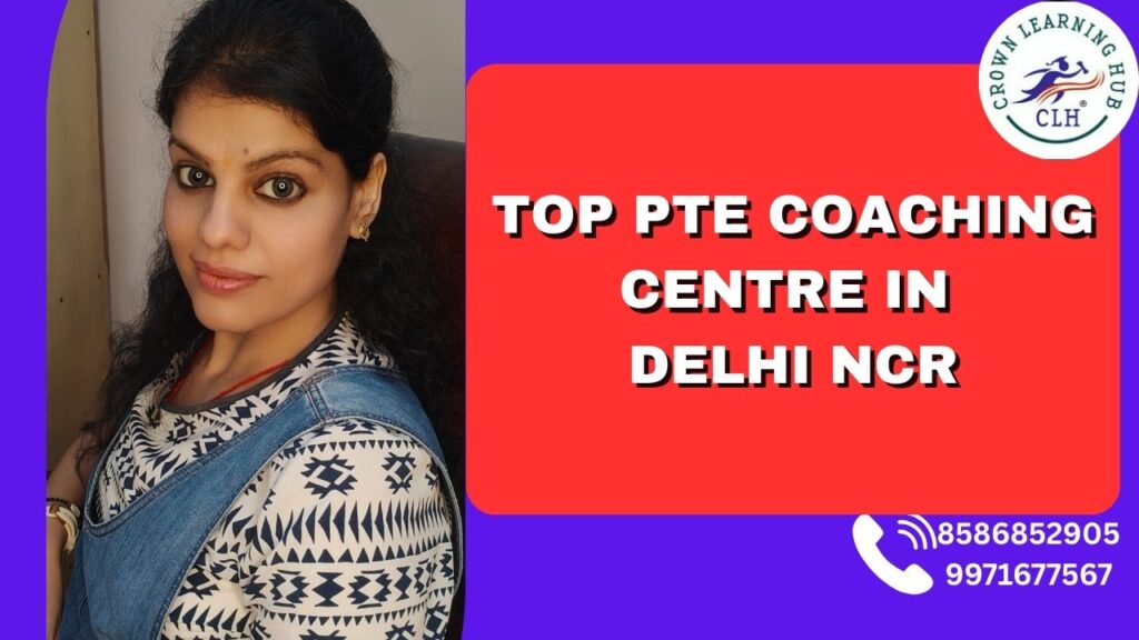 Students preparing for PTE Academic exam at Crown Learning Hub Delhi NCR