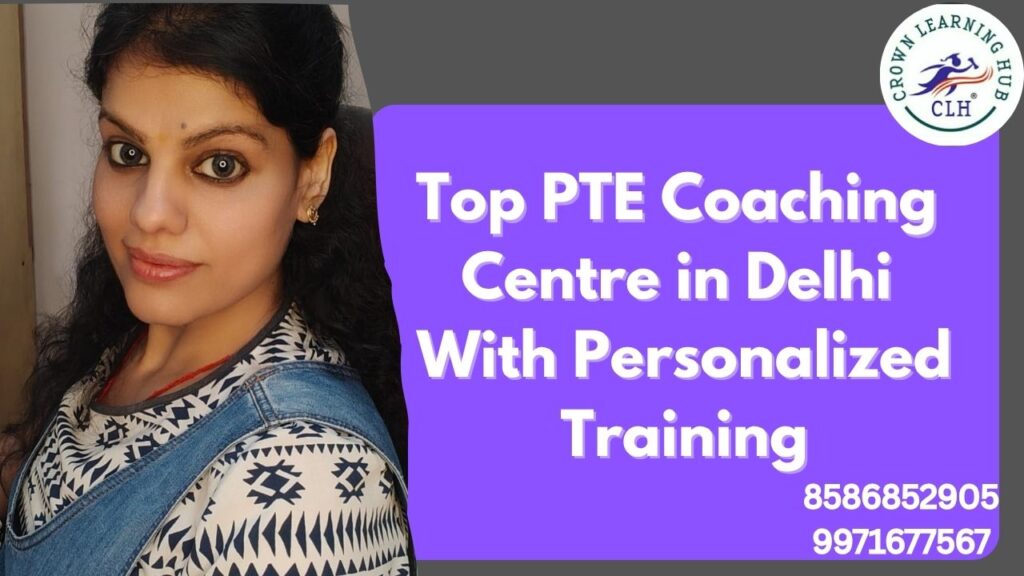 Focused PTE training environment in Delhi showing study materials and supportive coaching that reflects Affordable PTE Classes in Delhi.