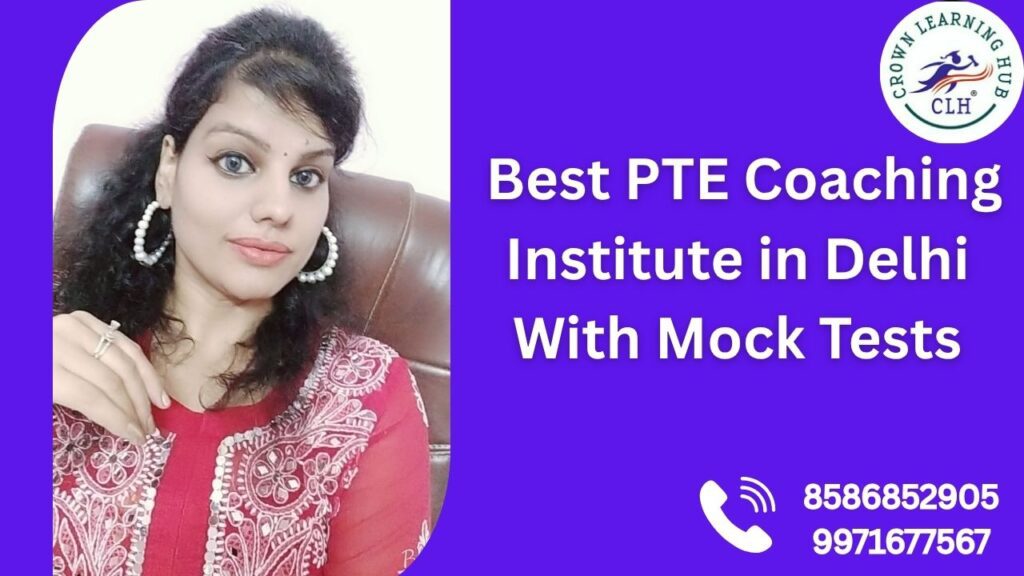 A focused student prepares for the PTE exam in Delhi with structured coaching and real mock tests that support fast performance improvement and clarity