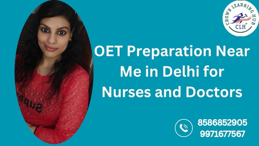 A focused OET preparation scene in Delhi that supports nurses and doctors searching for reliable OET preparation near them.
