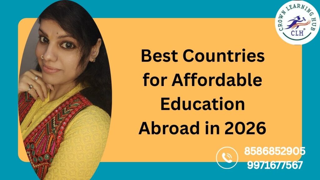 A focused student reviewing global study options on a laptop while comparing affordable destinations that offer budget friendly education choices for 2026.