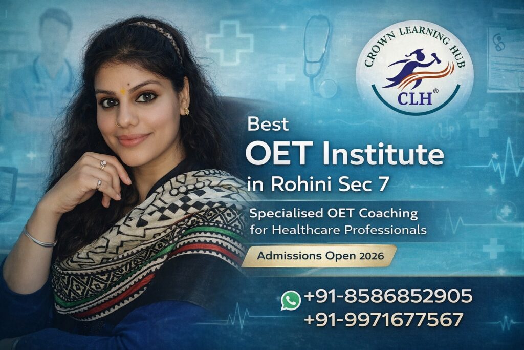 Students attending OET class at Best OET Institute in Rohini Sec 7 with mentor guidance and focused preparation