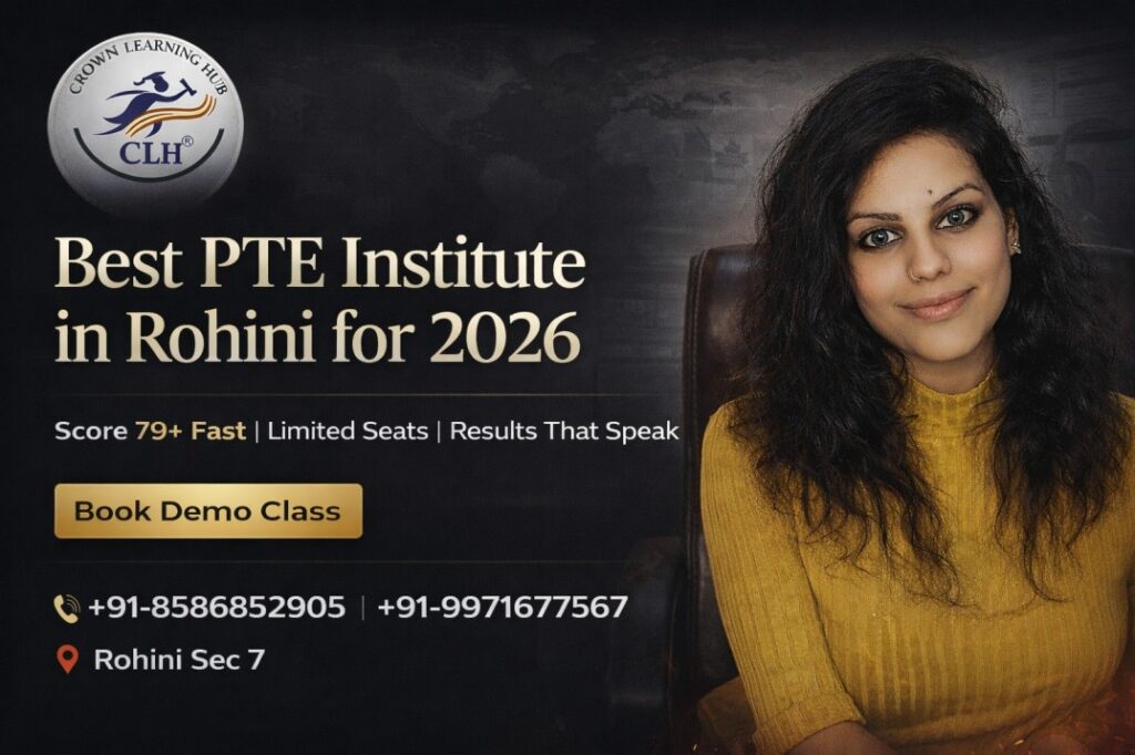 Students attending expert session at Best PTE Institute in Rohini with mentor guidance and focused preparation environment