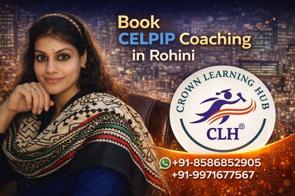 Student attending Book CELPIP Coaching in Rohini session with mentor guidance for Canada PR preparation