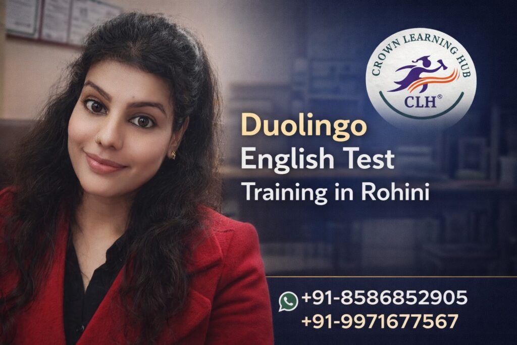 Student attending Duolingo English Test Training In Rohini with mentor guidance and focused practice environment