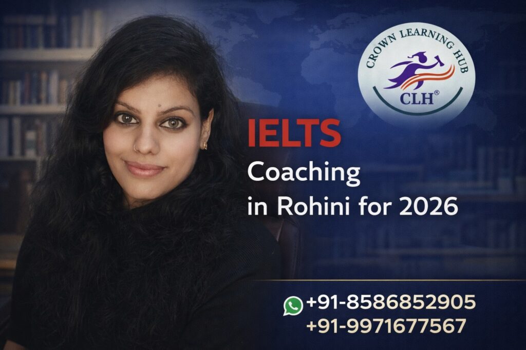 Students attending IELTS Coaching in Rohini for 2026 classroom session with mentor guidance and focused preparation