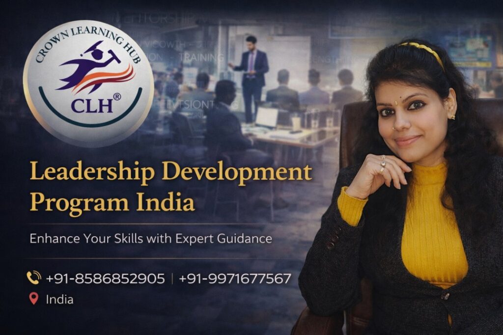 Leadership Development Program India session with professionals in discussion and strategic planning environment