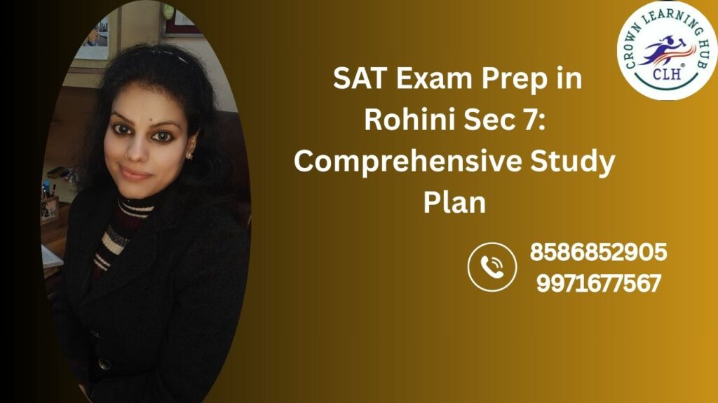 SAT Exam Prep in Rohini Sec 7 showing focused students planning a structured study schedule with mentor guidance in a calm learning space
