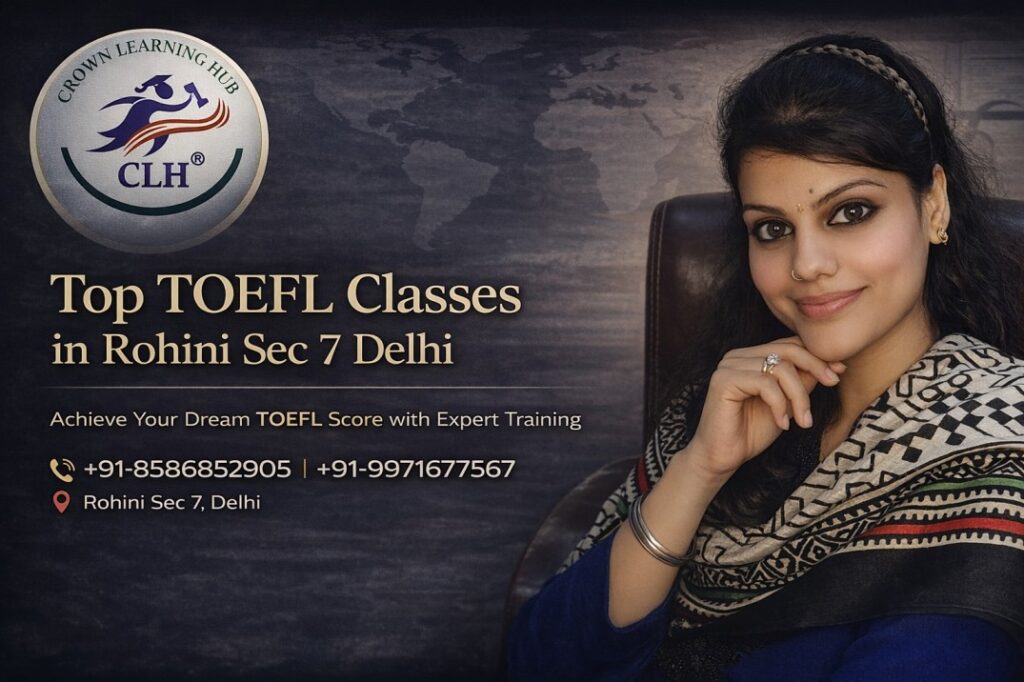 Students attending Top TOEFL Classes in Rohini Sec 7 Delhi with expert mentor guidance in a focused classroom setting