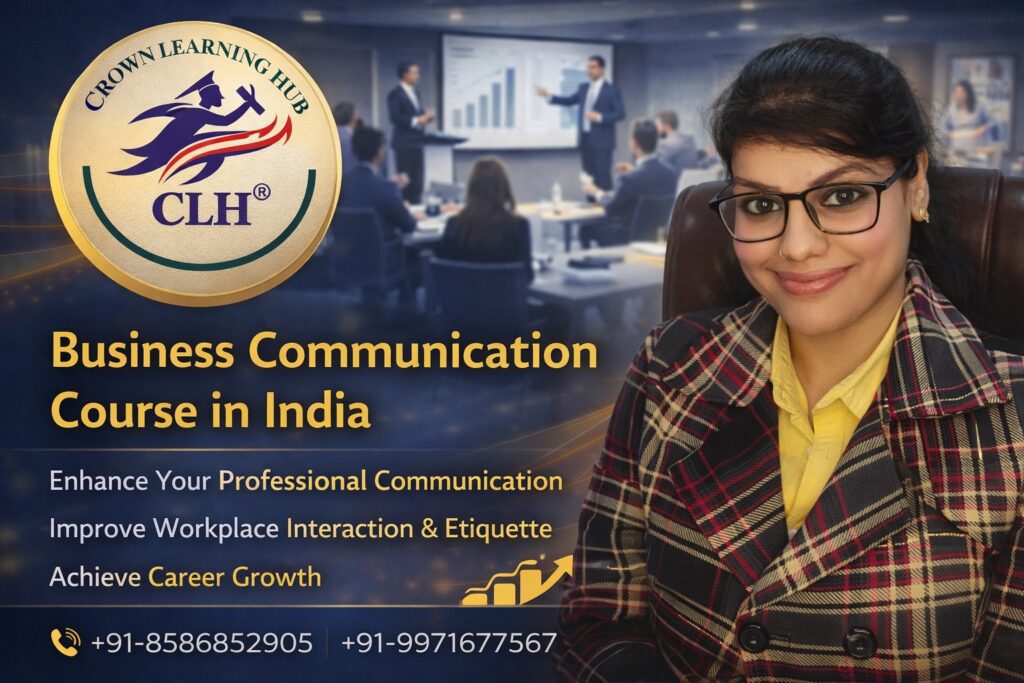 Students participating in a Business Communication Course in India while learning professional speaking and workplace communication skills.