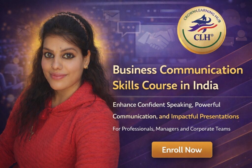 Professionals learning practical workplace communication strategies in a Business Communication Skills Course in India classroom session