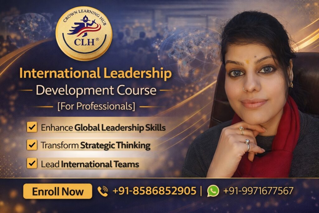 International leadership development course helping professionals build global leadership and communication skills effectively