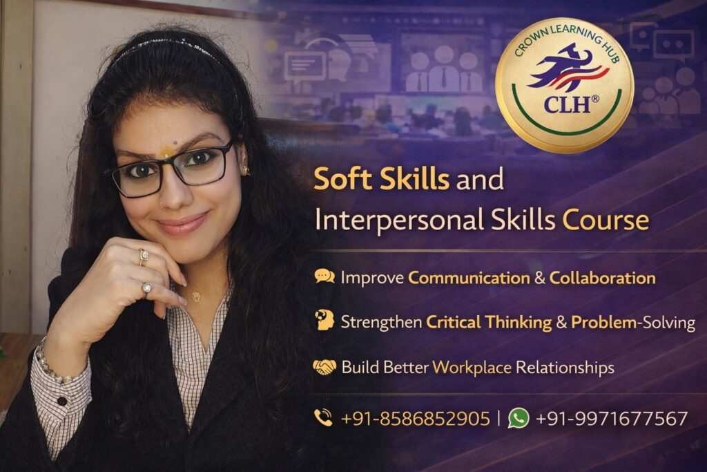 Soft skills and interpersonal skills course training session focused on communication, confidence, and workplace collaboration