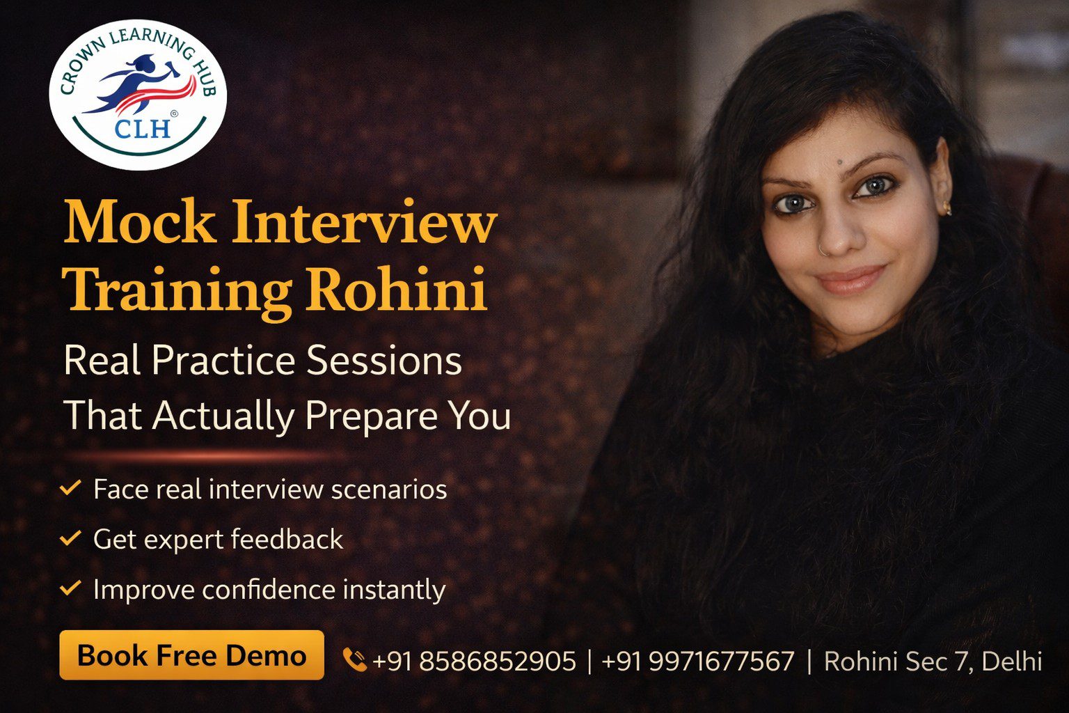Vip Nok Interview Mock Interview Training Rohini | Real Practice Sessions | Crown ...