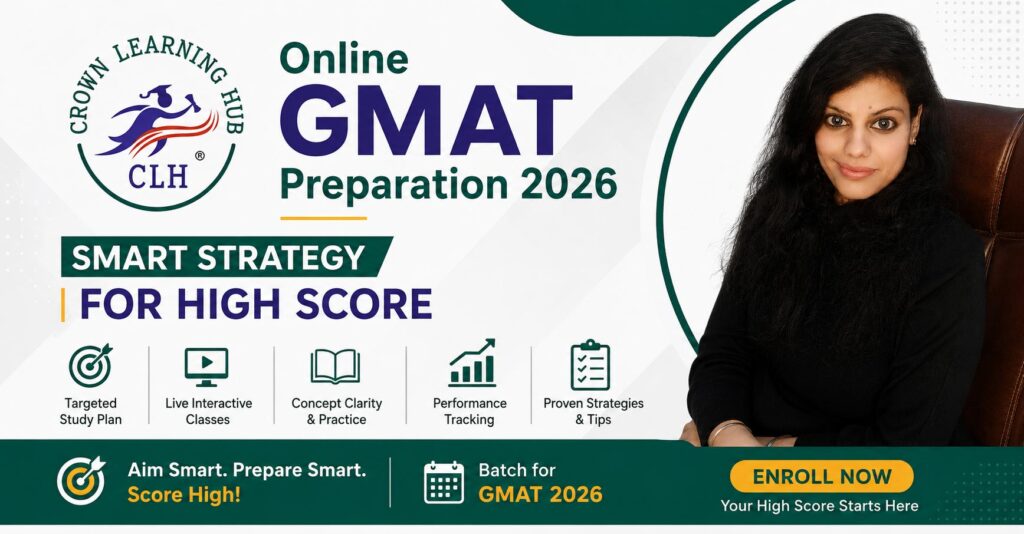 Student attending Online GMAT Preparation 2026 session with mentor guidance and smart study strategy setup