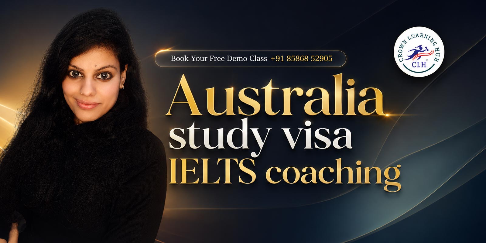 Student receiving guidance for Australia study visa IELTS coaching