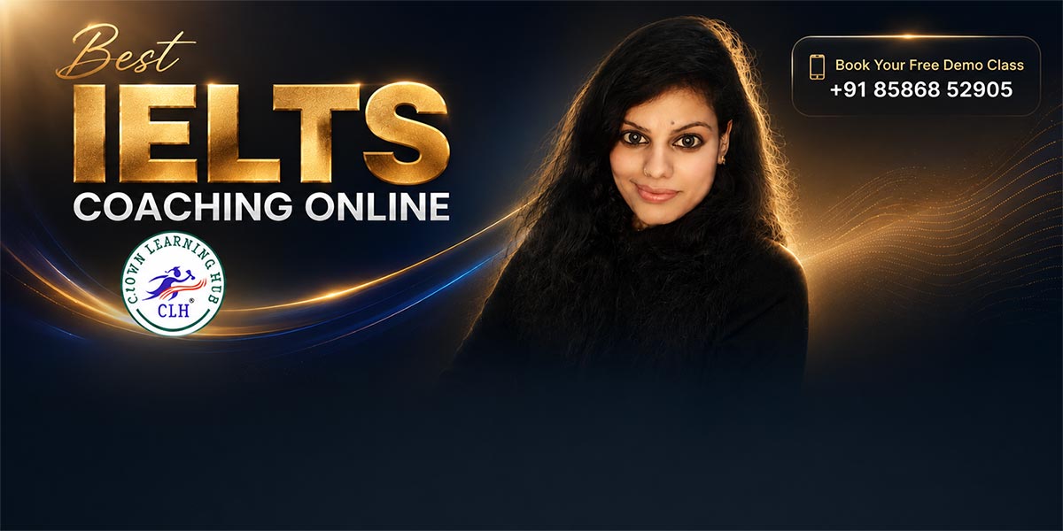 Student attending a live online IELTS coaching session with expert mentor guidance for higher band scores