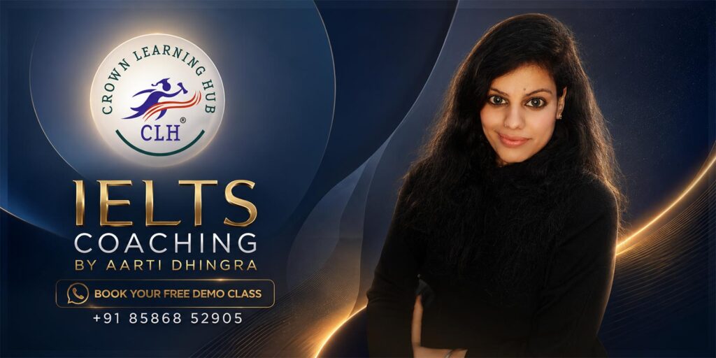 Student receiving IELTS coaching guidance from Aarti Dhingra while preparing confidently for overseas education goals
