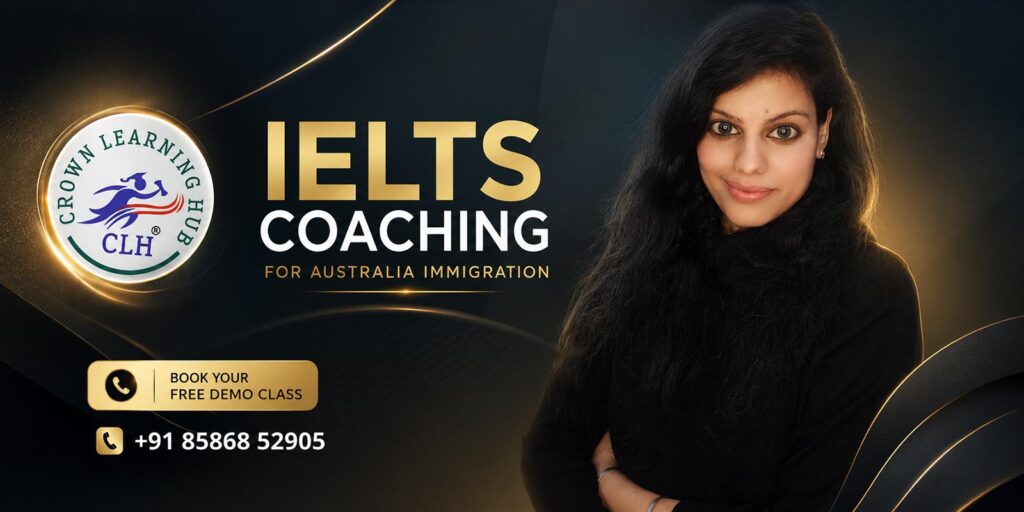Student preparing through IELTS Coaching for Australia Immigration with mentor support for Australia migration success