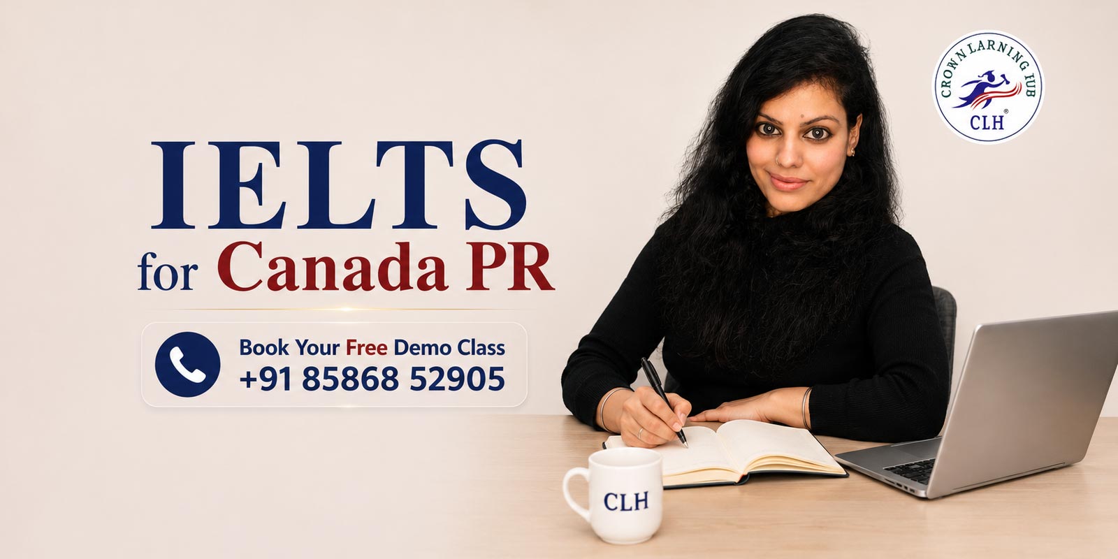 Student checking Canada PR IELTS band requirements