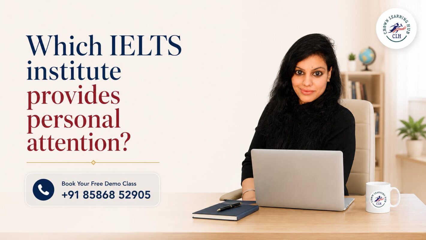 Professional IELTS mentor providing personalized coaching at Crown Learning Hub for individual IELTS preparation and higher band scores.