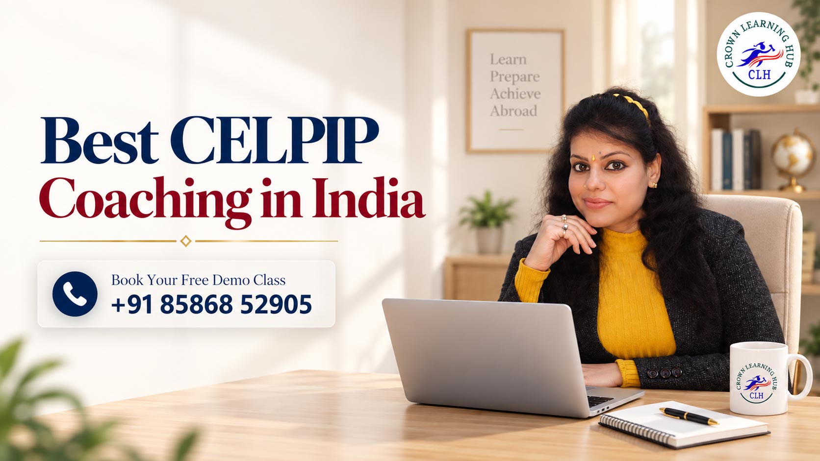Best CELPIP Coaching in India with expert online preparation at Crown Learning Hub