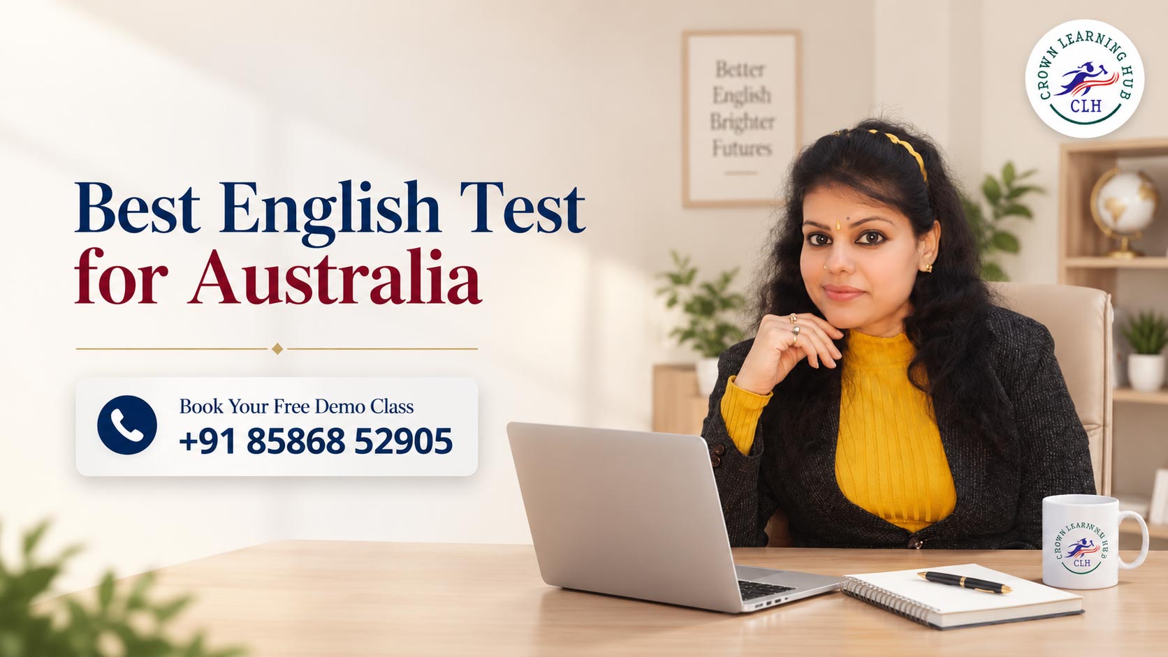 Best English test for Australia with expert guidance from Crown Learning Hub