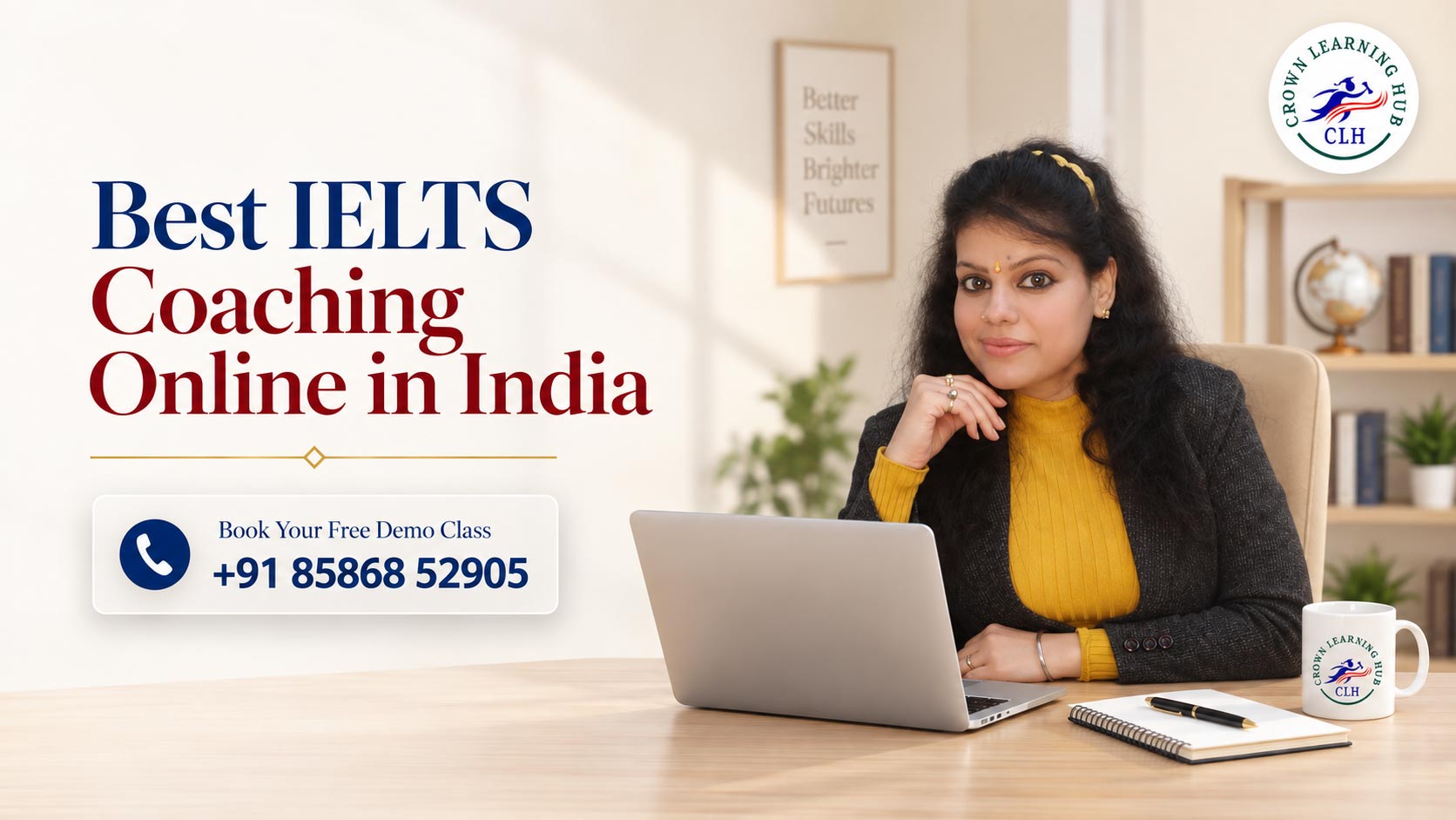 Best IELTS Coaching Online in India by Crown Learning Hub
