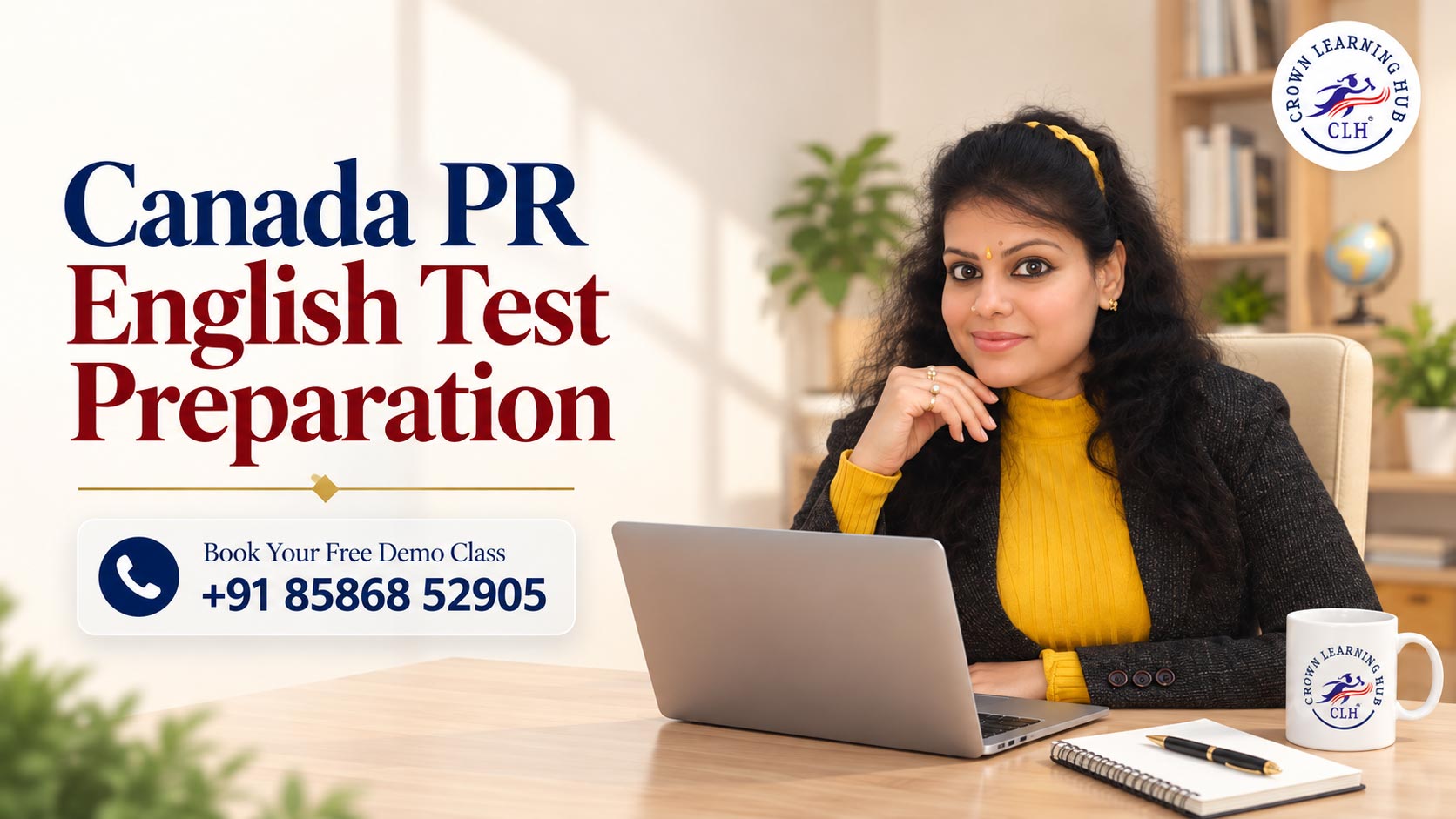 Canada PR English Test Preparation with expert IELTS coaching at Crown Learning Hub