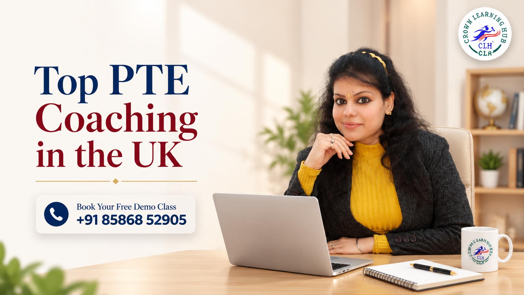 Top PTE Coaching in the UK with expert guidance from Crown Learning Hub